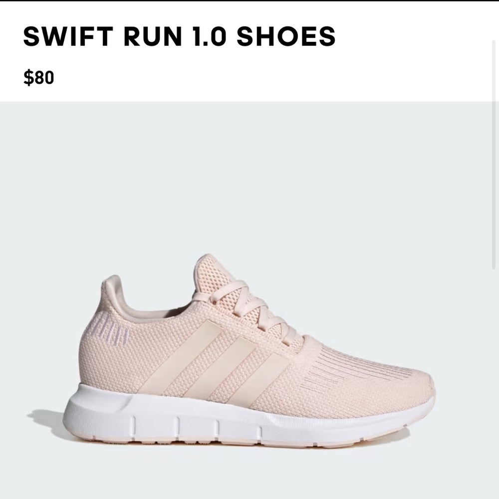NIB Adidas Swift Run 1.0 Women’s size 11